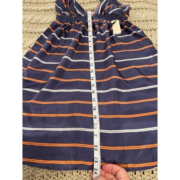 Vintage Heritage 1989 Women's sz Small Striped Silk Dress - Picture 4 of 6
